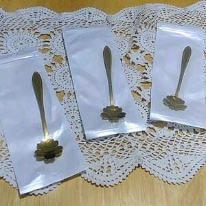 Demitasse Spoons - flower shape